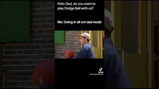 Playing dodge ball shorts funny dodgeball meme dadmode viral [upl. by Spatola923]