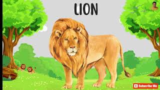 lion song for kids  Uncle Yellow [upl. by Ahsinra836]