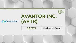 Avantor Inc AVTR Earnings Call Recap for Q3 2024 [upl. by Fillbert]