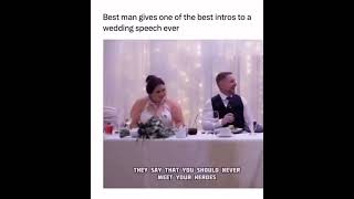 wedding bestmanspeech funny cute 😅✨🫶✨ trending ✨ [upl. by Silvester45]