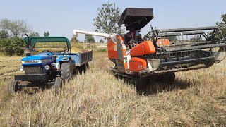 Kubota Harvester ll धान कटाई मिसाई ll Japani kubota 🤔 Sanjay painkra vlogs [upl. by Terle]