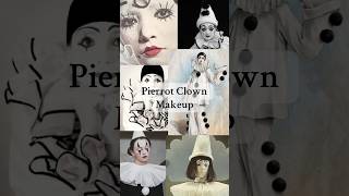 Pierrot Clown Makeup 🖤🤍 do you like this [upl. by Anyar]