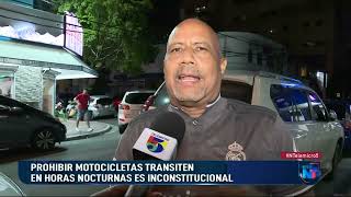 Prohibir motocicletas transiten en horas nocturnas es inconstitucional [upl. by Glenna]