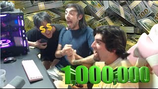 GANÉ 1 MILLÓN EN DIRECTO Y luego me muteo [upl. by Eillehs]