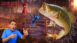 Dos ovillos de lana y el pez hambriento con EDU y ABY UNRAVEL TWO 04 [upl. by Gabriel37]