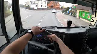 Iveco Stralis 2019 POV testdrive BINAURAL AUDIO [upl. by Anelahs]