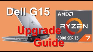 Unlock the Full Potential Dell G15 Ryzen Edition RAM amp SSD Upgrades 🚀💻🔧 [upl. by Ubana888]