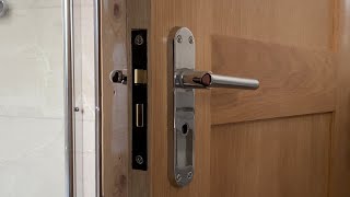 How to Fit Bathroom Privacy Lock Tutorial 12 [upl. by Cherye]