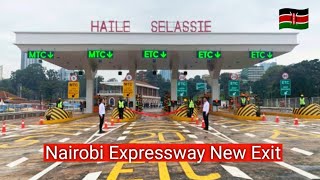 Finally Nairobi Expressway New Exit  Haile Sellasie Avenue [upl. by Odlavu819]