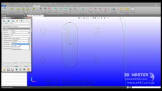 ZW3D CADCAM Lekcja CAM  obróbka spiralna [upl. by Aliuqaj]