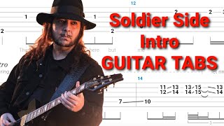 System of a Down  Soldier Side Intro GUITAR TABS  Tutorial  Lesson [upl. by Vitia]