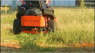 Bad Boy Rambler 42quot  Mowing Extra Tall Grass  Aug 14 2023  Lets See What The Rambler Can Do [upl. by Thalia]