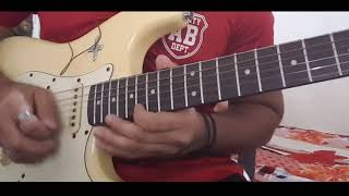 MUSIKATHA  KahangaHanga Original speed and Slow Guitar solo cover [upl. by Nois568]