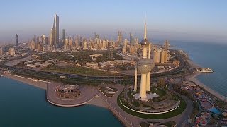 Kuwait City  Aerial Footage  تصوير جوي في مدينة الكويت [upl. by Tadio885]