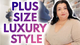 Elegant Elevated Wardrobe Basics Plus Size Edition  Quince Winter Try On Haul [upl. by Ruddy]