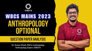 WBCS 2023 Mains  Anthropology Optional  Question Paper Analysis [upl. by Cence]