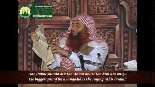 English Taqleed  Shaikh Zubair Ali Zai part 1 [upl. by Kendell]