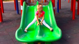 Little Girl amp Indoor Playground Funny Kids Vlog with Games and Toys [upl. by Ycrem]