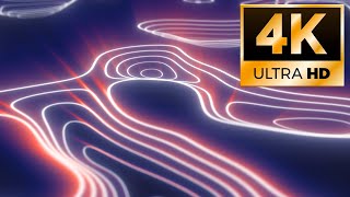 4K Live Wallpaper Abstract Purple Waves Futuristic Landscape DOWNLOAD LINK [upl. by Roddy674]