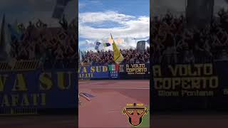 Noi siamo gli scafatesi  Coro ultras Scafatese FC  Curva Sud Scafati 🟡🔵 [upl. by Adnamal]