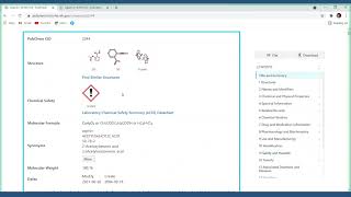 Pubchem Chemical Library Database [upl. by Fira]