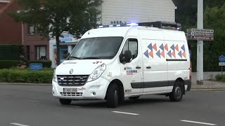 Brasschaat Civiele Bescherming met Signalisatiewagen [upl. by Laertnom]