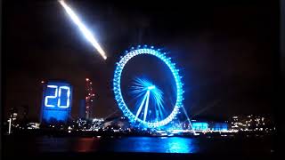 London New Year Eve Fireworks 2018 [upl. by Issie]