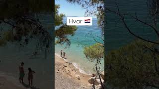 Hvar 🇭🇷 hvar croatia bestbeaches [upl. by Hermann]