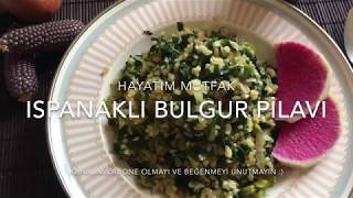 Ispanaklı Bulgur Pilavı vitamin deposu [upl. by Unity]