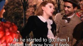 The Trolley Song  Karaoke  Judy Garland  Lyrics  Stereo  Instrumental only [upl. by Aeht729]