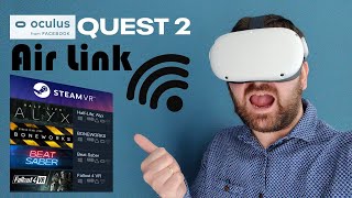 TUTO Air link pour Oculus Quest 2  Jouez sans fil à des jeux PC VR [upl. by Tifanie]