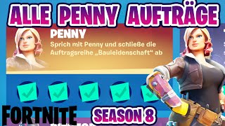 Wie Schließt ihr Alle Penny Aufträge ab  Fortnite  Penny Stempelkarte Season 8 Herausforderung DE [upl. by Adnek466]