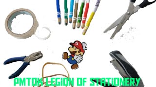 All Legion of Stationery Boss Battles  PMtOK Bossotronic Machine [upl. by Charmine147]