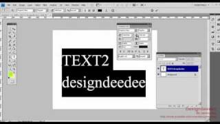 การสร้างและปรับแต่ง TEXT ใน photoshop [upl. by Halika]