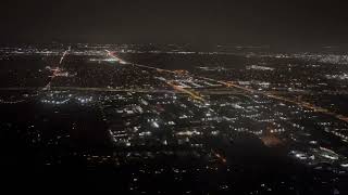 Chicago OHare Airport ORD Nighttime Landing  11723 [upl. by Ycal366]