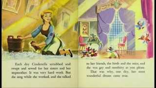 Cinderella Vintage Disney Book [upl. by Sivehc]