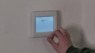 How to change the time on Honeywell Vision Pro Thermostat [upl. by Nannette]