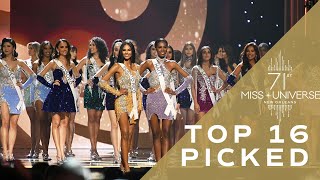 71st MISS UNIVERSE  Top 16 PICKED  Miss Universe [upl. by Arval302]