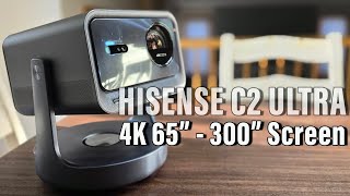 Hisense C2 Ultra The Ultimate 4K Triple Laser Projector for Movie Nights 🌟  Full Review [upl. by Marcelline]