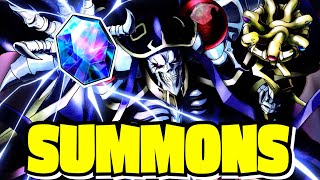 THESE OVERLORD SUMMONS ARE INSANE GRAND SUMMONERS X OVERLORD [upl. by Inus]