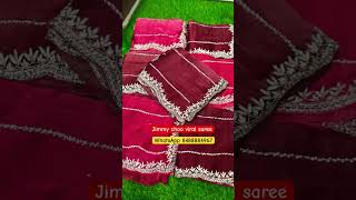 Hand work saree original viralvideo viralshorts youtubeshorts saree [upl. by Rellim]