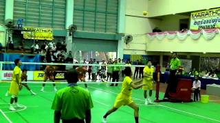 Chonburigames 2010 Sepaktakraw semifinal 2 [upl. by Duwalt]