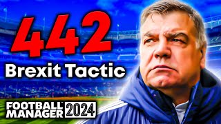 BREXIT BALL  Perfect 442 Tactic For Football Manager 2024  FM24 Tactics [upl. by Aitropal]