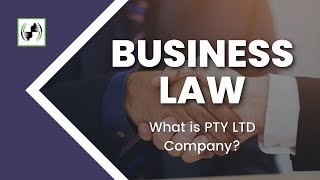 What is a PTY LTD Company [upl. by Bacon]