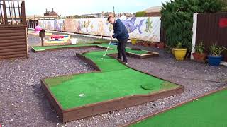 Surfside Crazy Golf in Abergele  Hole 10 [upl. by Ennairb880]