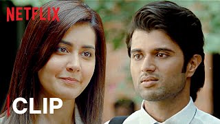 Vijay Deverakonda amp Rashi Khanna Romantic Scene  World Famous Lover  Netflix India [upl. by Anair755]