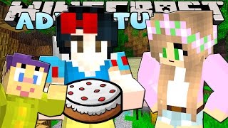 Minecraft Princess Sleepover SNOW WHITES MOVIE SLEEPOVER [upl. by Aihselat628]