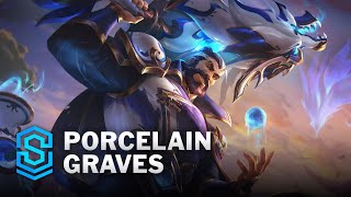 Porcelain Graves Skin Spotlight  League of Legends [upl. by Atterehs]