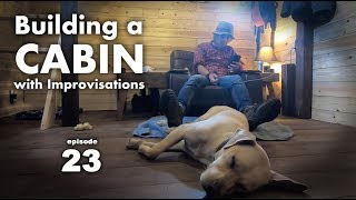 Building a cabin with improvisations 23 quotLog pergola2quot [upl. by Dael87]