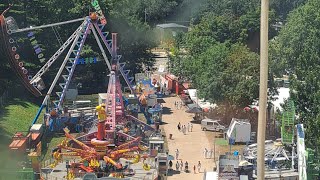 Atracciones de feria Pamplona 2023 San Fermin [upl. by Studdard]